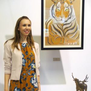 Kaisa Kangro at Tallinn Zoo art exhibition 2016 August